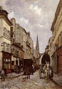 Alfred Sisley La Grande-Rue,Argenteuil painting